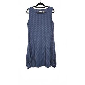 King Universal Blue Sleeveless Casual Dress